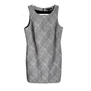 Banana Republic MensWear Plaid Stretch CorpCore Mini Shift Dress Size 0 Petite